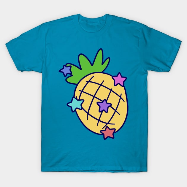 Star Pineapple T-Shirt by saradaboru